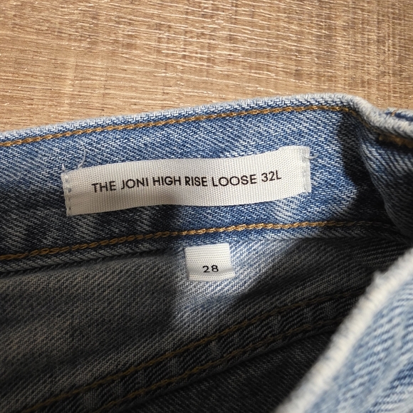 Denim Forum ($148) Joni High Rise Loose Jeans Light Wash - Picture 4 of 10